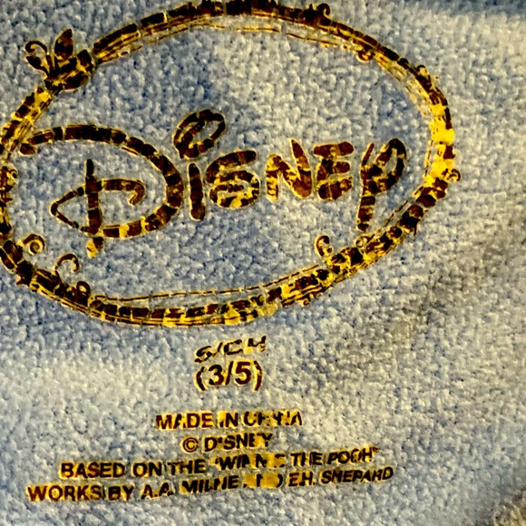 Adorable periwinkle footsie PJ’s Disney’s “Eeyore” from Winnie-the-Pooh size S - Picture 11 of 11